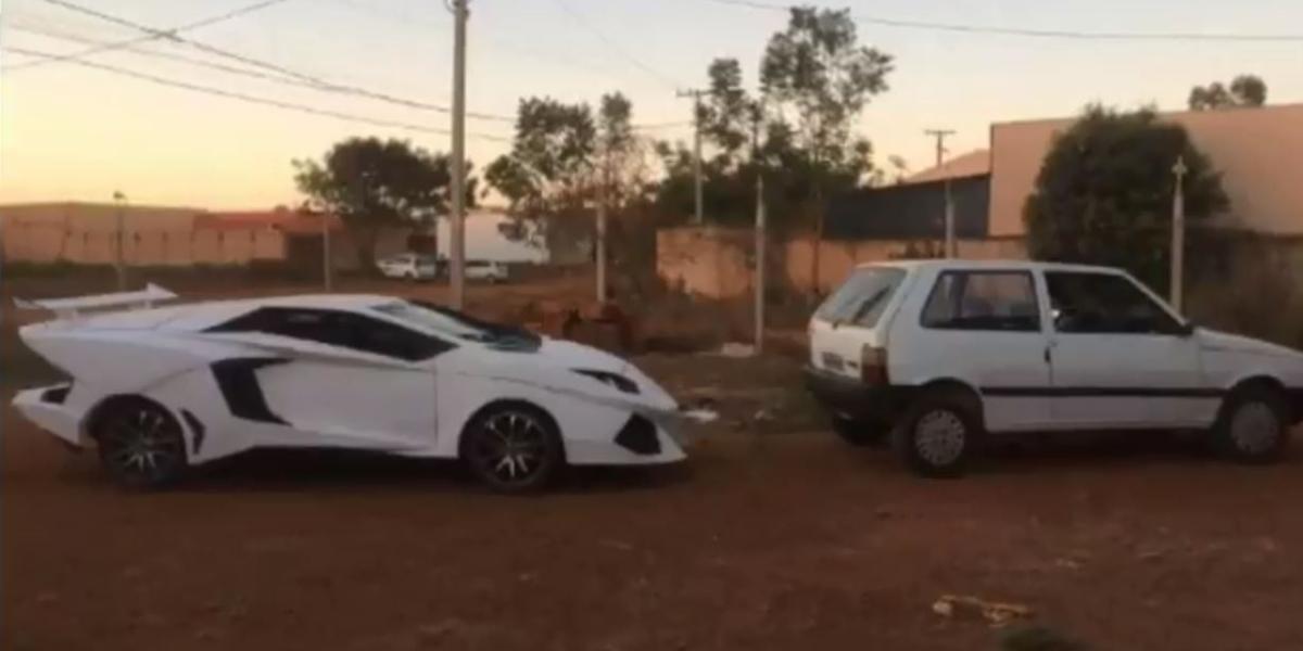 Hombre Que Transform Su Carro Fiat En Un Lamborghini