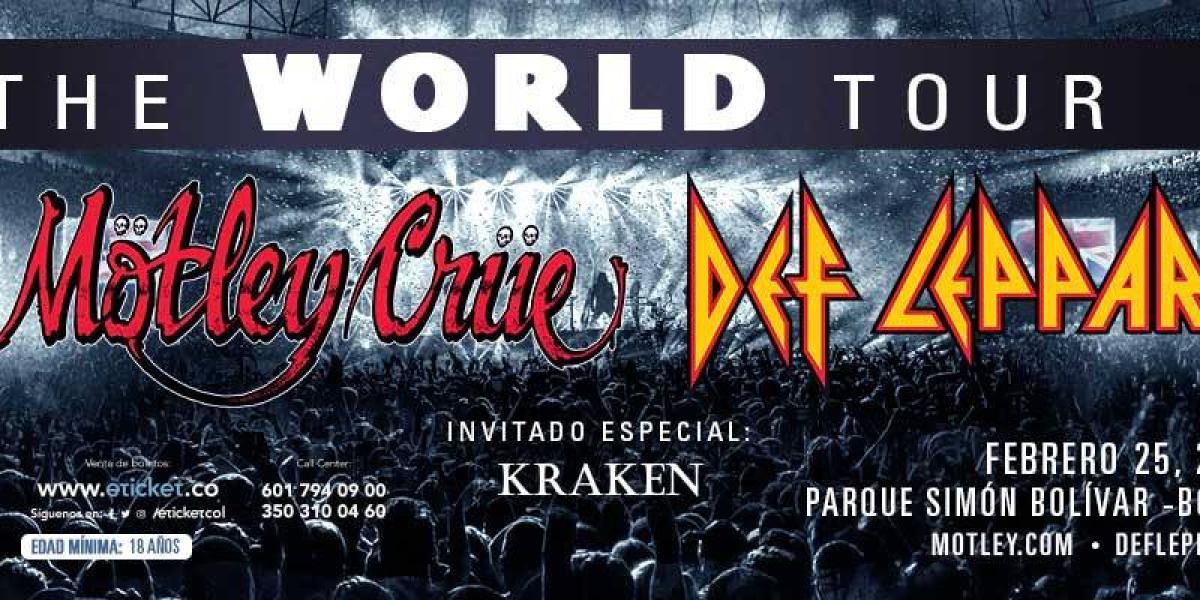 Motley Crue Y Def Leppard En Colombia Telonero Y Horario De Concierto