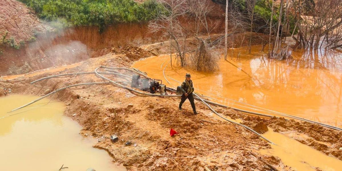 Miner A Ilegal En El Magdalena Medio Duro Golpe Por La Polic A