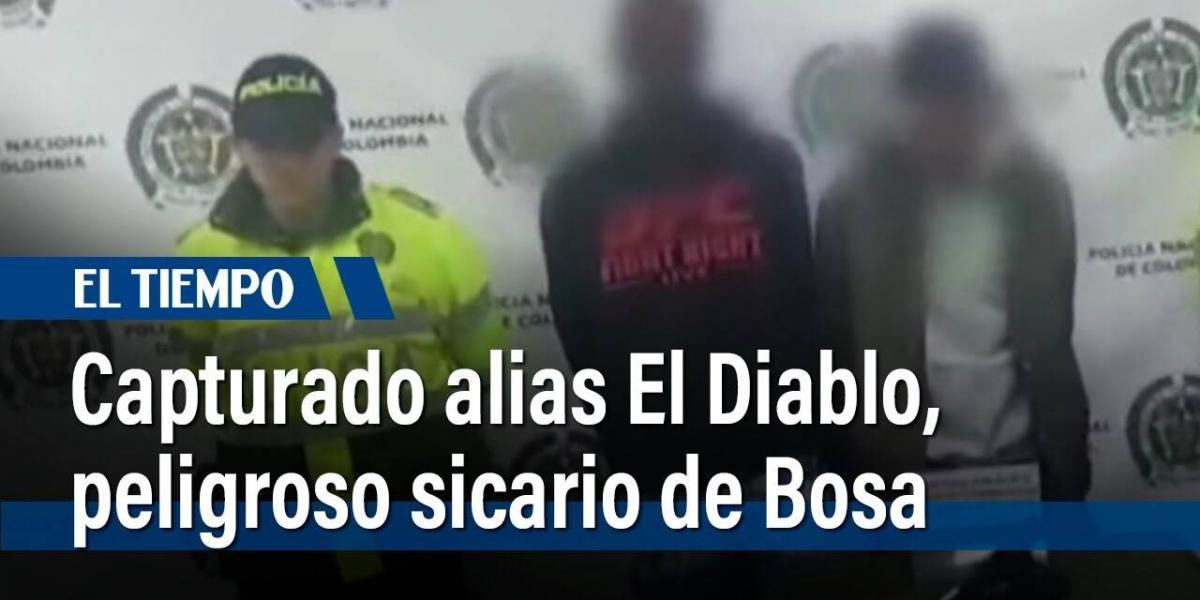 Capturado Alias El Diablo Peligroso Sicario De Bosa