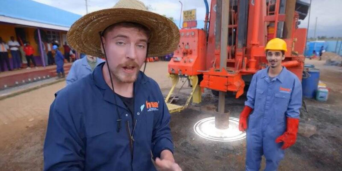 Youtuber Mrbeast Construy Pozos En Frica Que Dar N Agua Potable