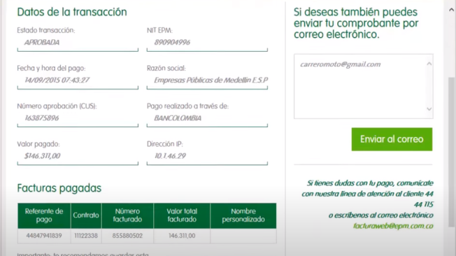 Factura EPM así puede descargar y pagar en línea