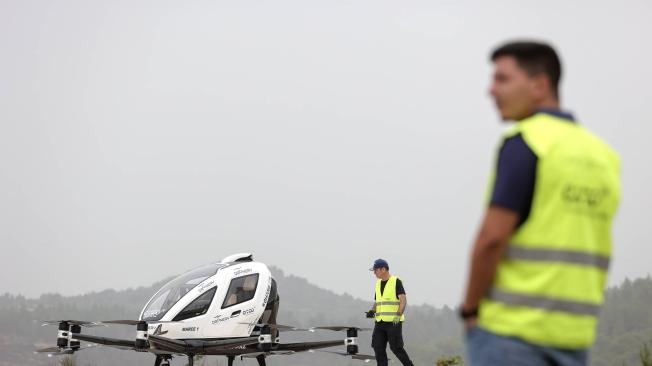 Israel prueba un taxi dron sobre Jerusalén para aliviar los problemas