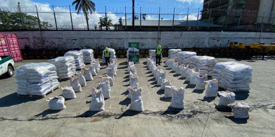 Cocaína incautan más de dos toneladas en Buenaventura