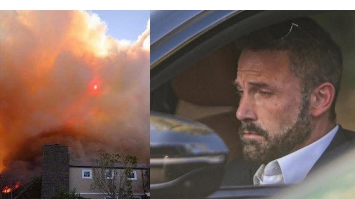 En Im Genes Ben Affleck Evacuado De Emergencia Por Devastador Incendio