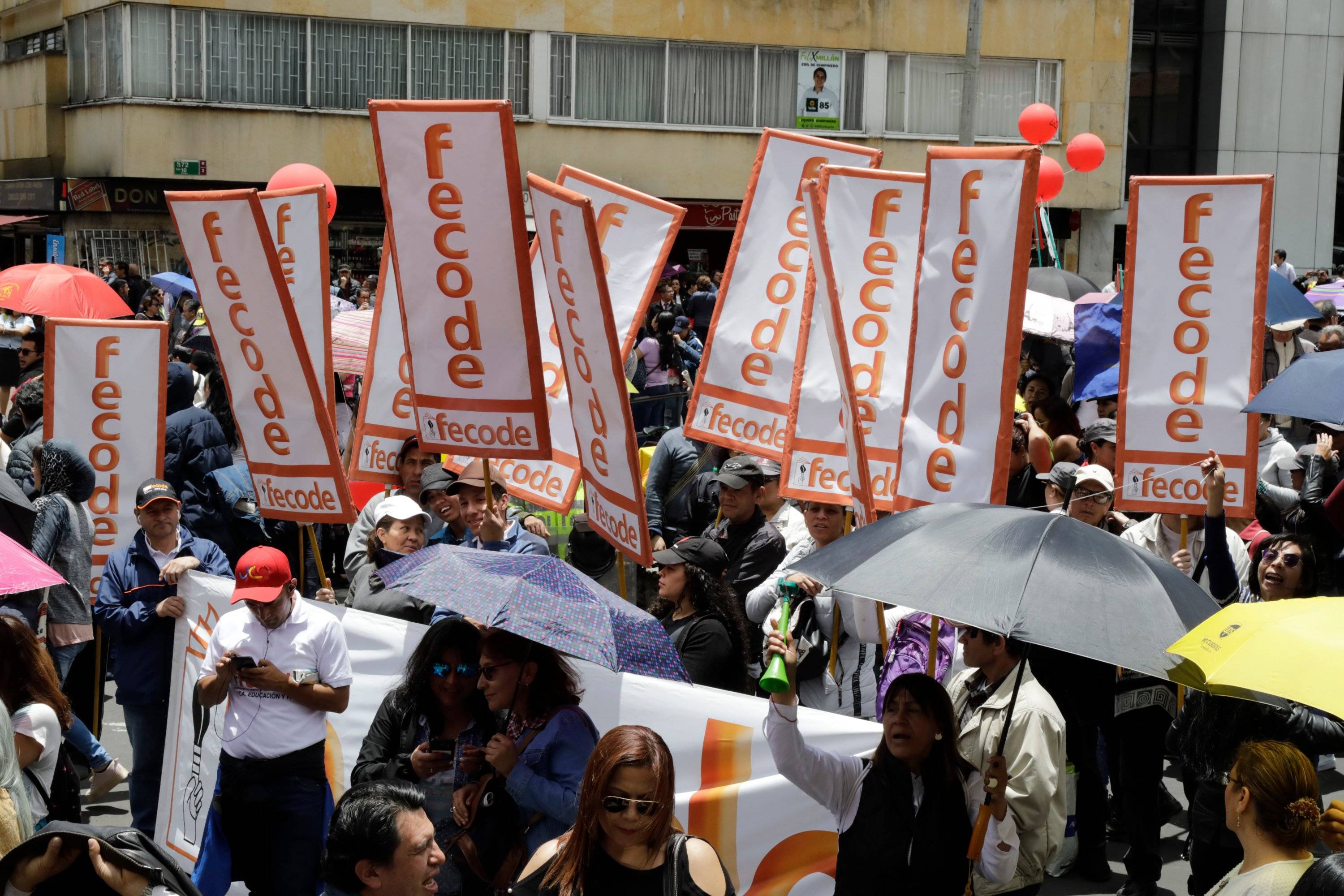 EN VIVO Así avanzan las manifestaciones de maestros de Fecode en las