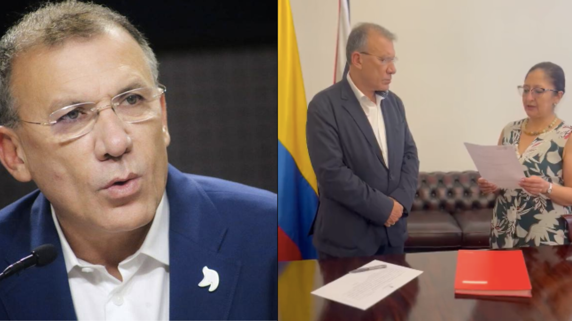 Roy Barreras tomó juramento como el nuevo embajador de Colombia en