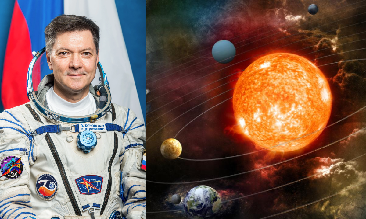 Cosmonauta Oleg Kononenko Bate R Cord De Permanencia En El Espacio