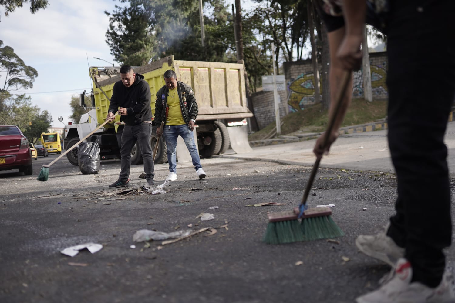 EN VIVO Paro de camioneros en Bogotá conductores levantan bloqueos