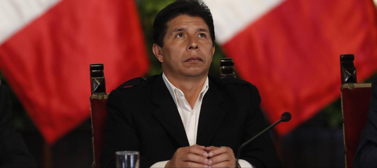 El presidente Pedro Castillo denunció un golpe de estado.