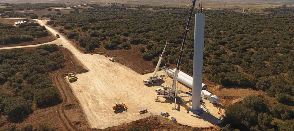 Obras para el Parque Eólico en la Guajira.