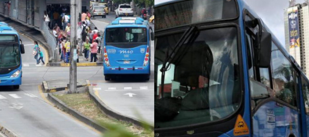 Cierran dos estaciones del MIO en sur de Cali; ordenan desvíos de rutas en Univalle y en nororiente durante el paro