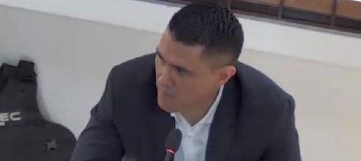 Juan Guillermo Monsalve en juicio.