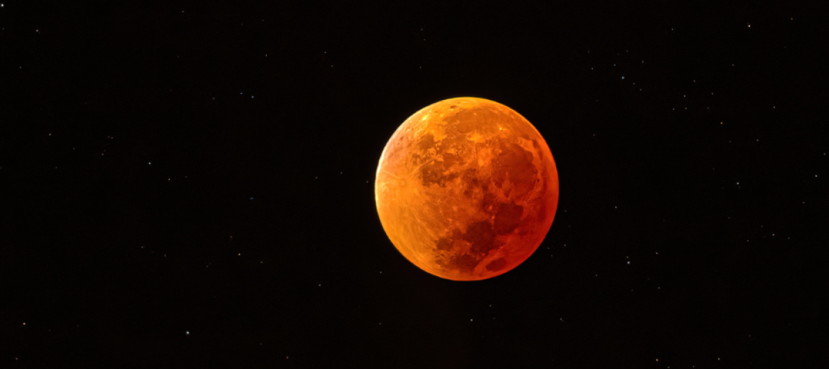 fotografía de la luna