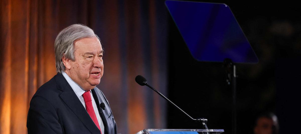 Antonio Guterres, secretario general de Naciones Unidas.