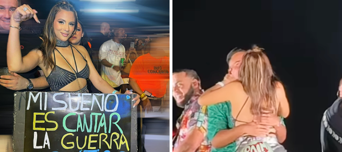 mujer besa a romeo santos