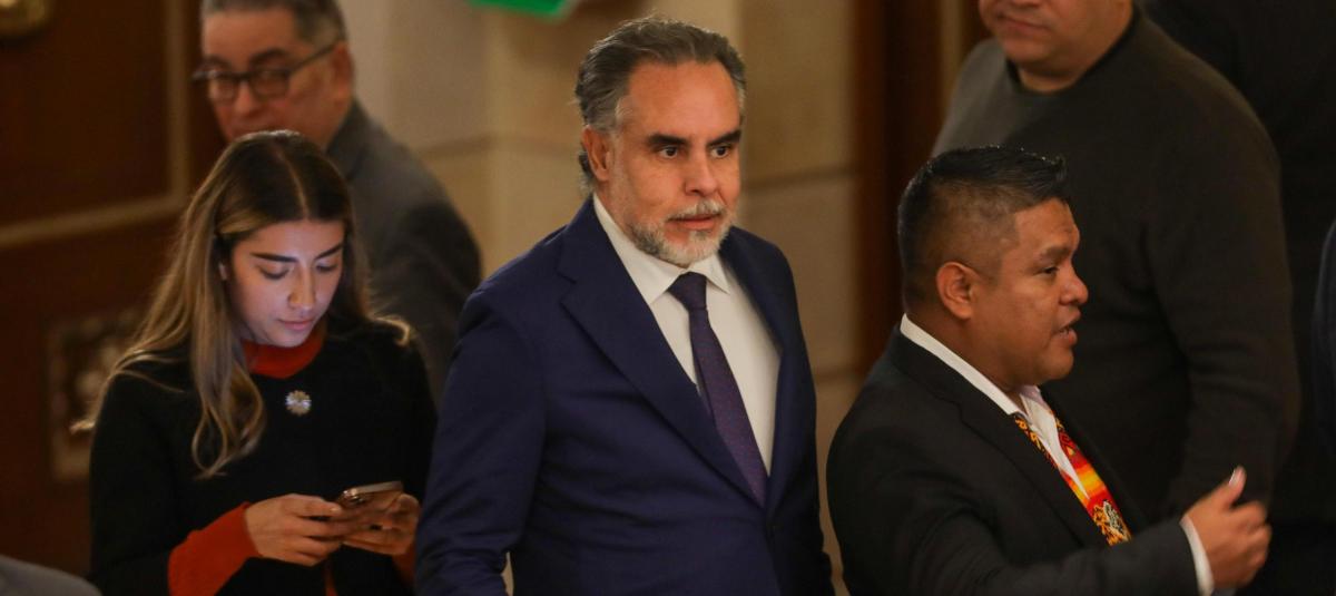Armando Benedetti, ministro del Interior, este martes en la Cámara en debate de reforma de la salud.