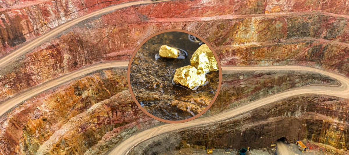 proceso de extracción de oro