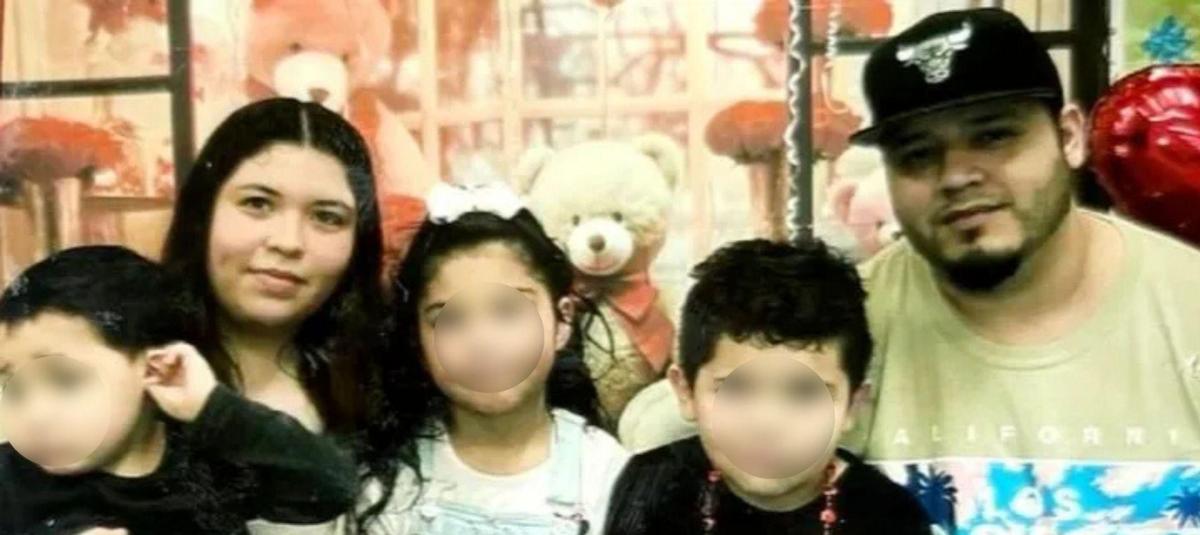 Kilmar Abrego García junto a su familia.