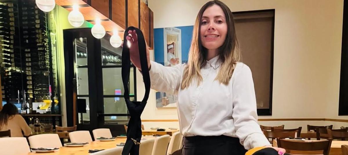 Renunció a su trabajo como mesera para buscar su sueño.