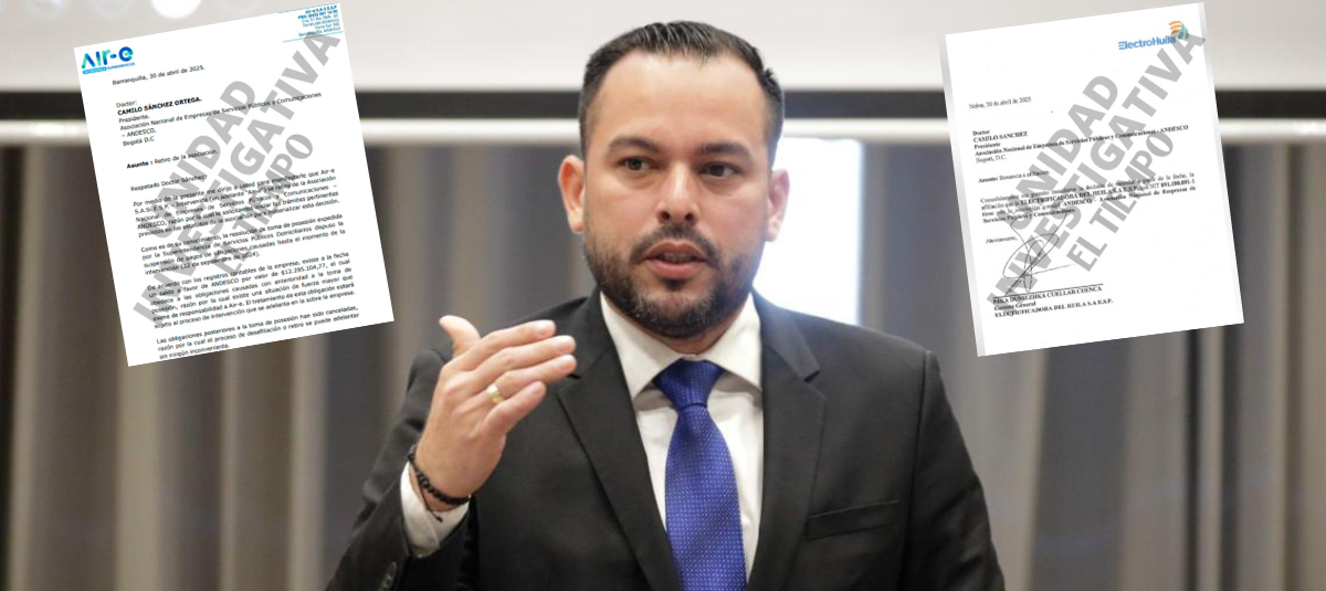 El ministro de Minas y energía, Edwin Palma.