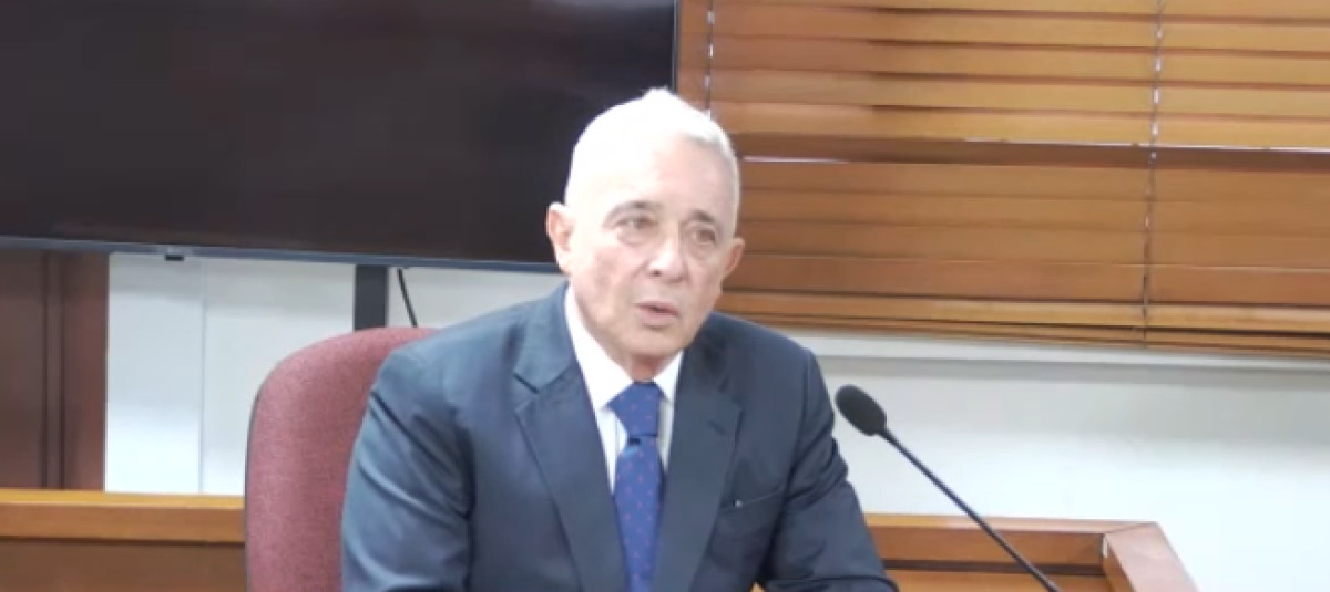 El expresidente Álvaro Uribe Vélez
