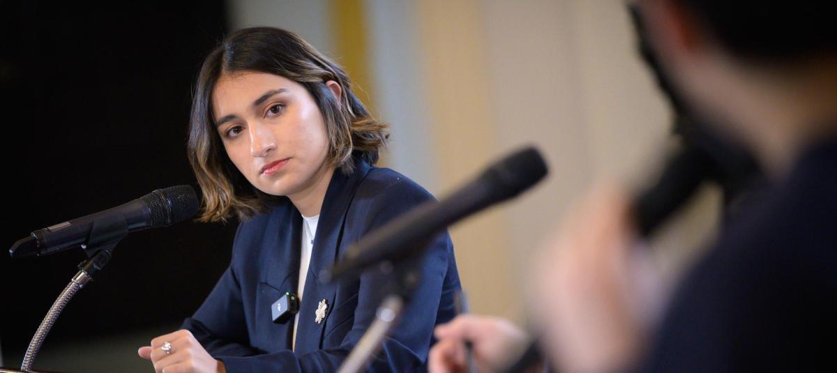 La canciller Laura Sarabia.