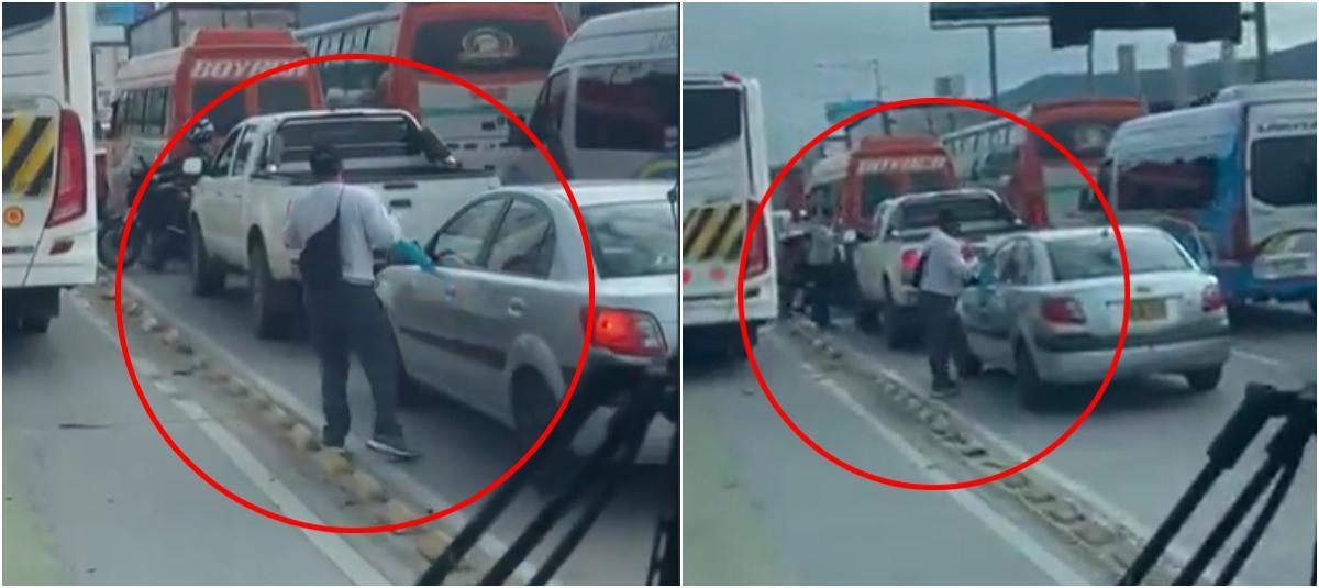 Video del violento robo el norte de Bogotá