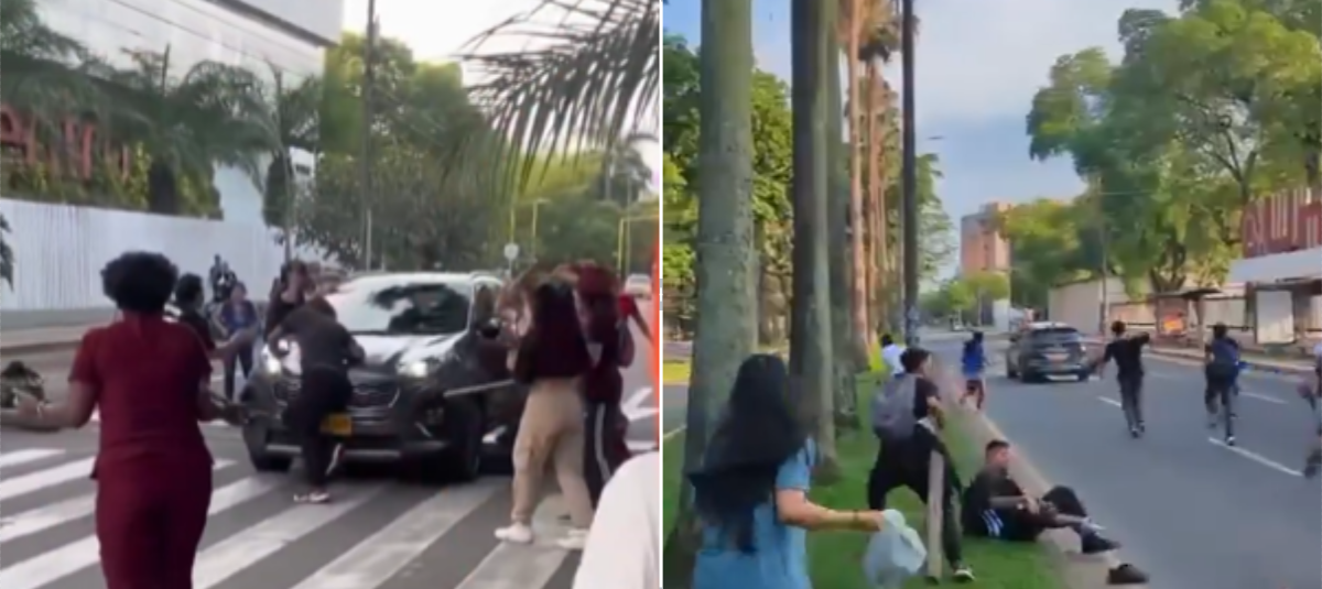 Video | Camioneta atropelló a estudiantes que realizaban plantón tras feminicidio de joven en Universidad del Valle