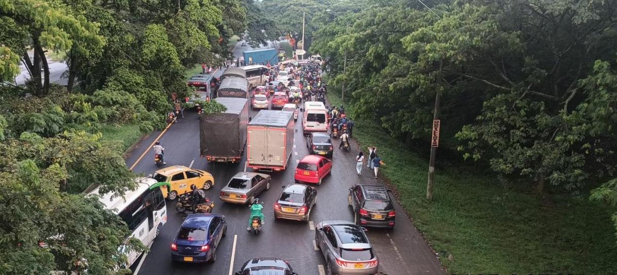 Ojo, el Valle del Cauca amaneció con bloqueos en la vía a Buenaventura y en La Dolores, corregimiento de Palmira