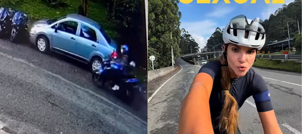 Aparecen imágenes clave para identificar al agresor de 'influencer' Daisy López en Medellín; motociclista la siguió