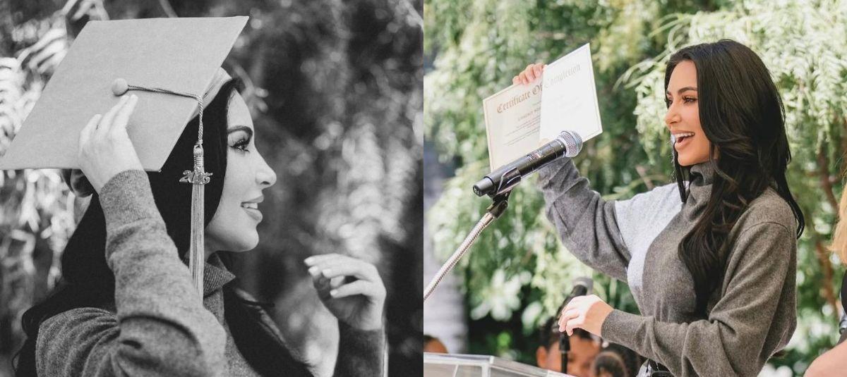 Kim Kardashian graduada
