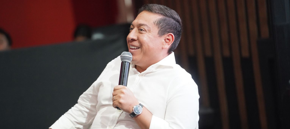 El gobernador de Boyacá, Carlos Amaya.