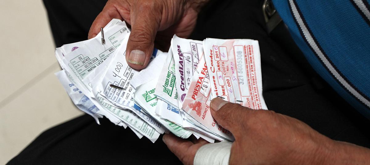 Los prestamistas usan este tipo de recibos que a su vez sirven como cheques