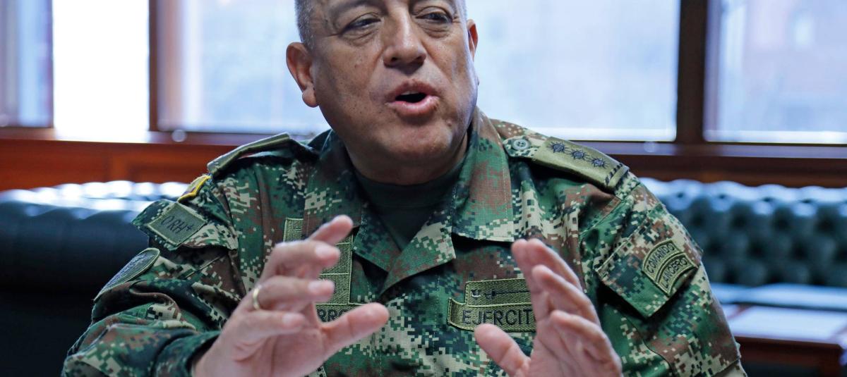 El general Luis Fernando Navarro. <QA0>