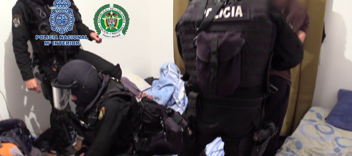 El Ejército de Colombia participó en el operativo e incautó otro labotarorio en Colombia.