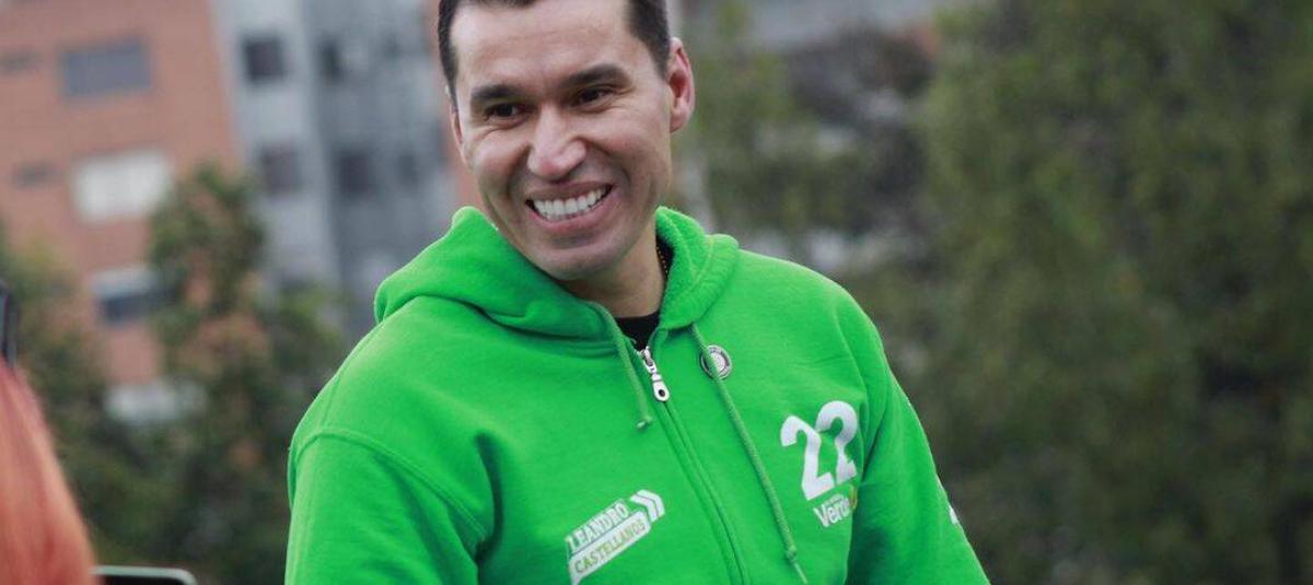 Leonardo Castellanos, candidato al Concejo de bogotá por el partido Verde.