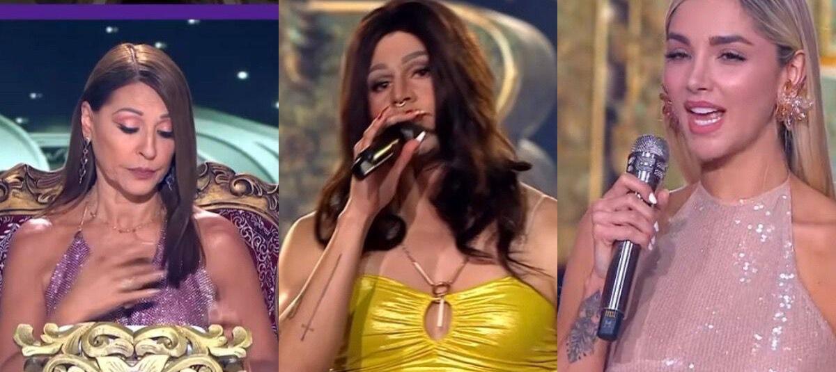 El cruce entre la presentadora Melina Ramírez y Amparo Grisales en 'Yo me Llamo'