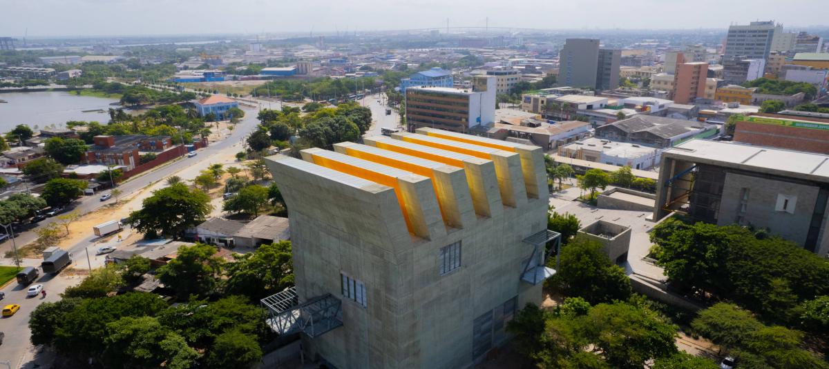 Vista aérea Museo de Arte Moderno de Barranquilla