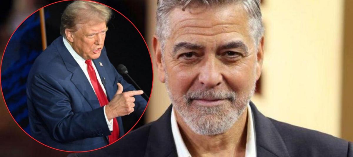 George Clooney responde a Trump que dejará la política si él también lo hace