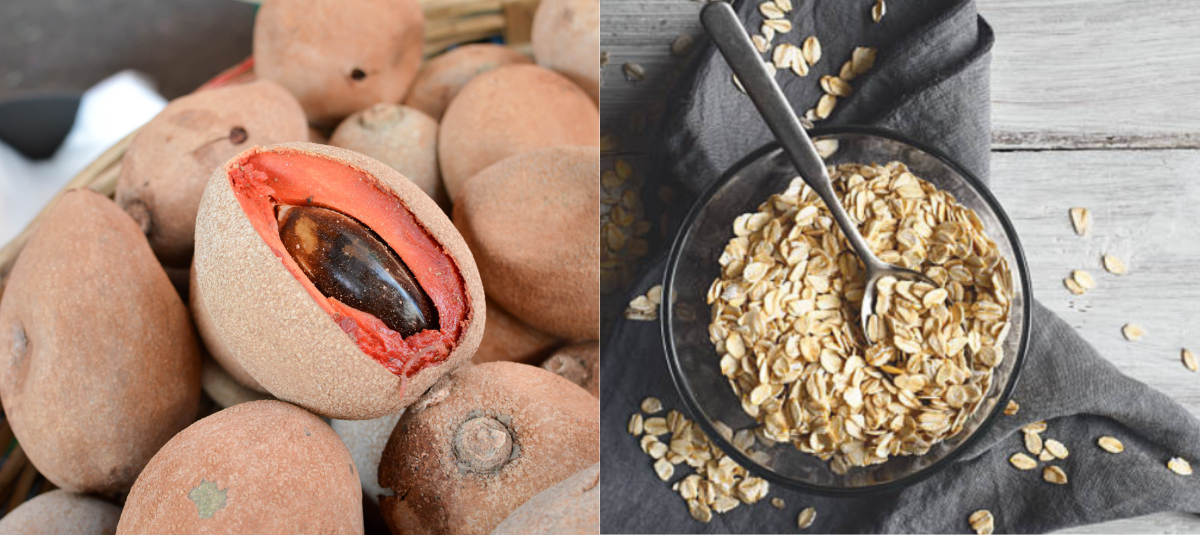 mamey y avena