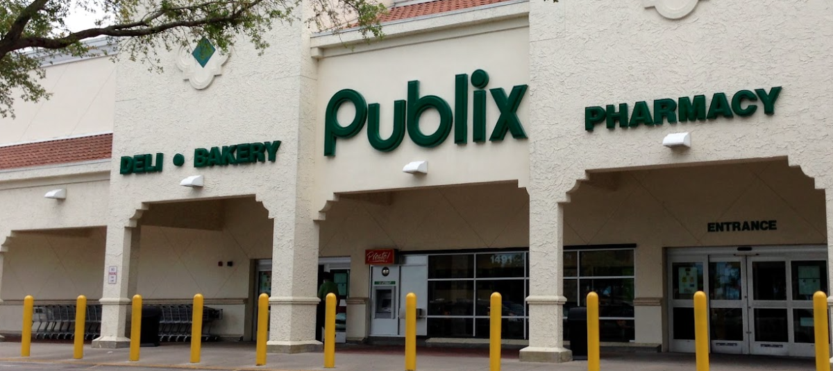 Así luce por fuera la sucursal de Publix en 1491 Main Street.