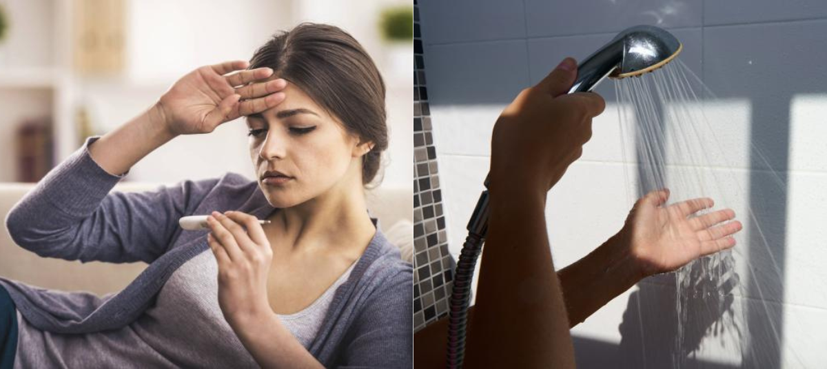 ¿Cuándo está enfermo o con fiebre, es bueno bañarse con agua fría? Esto