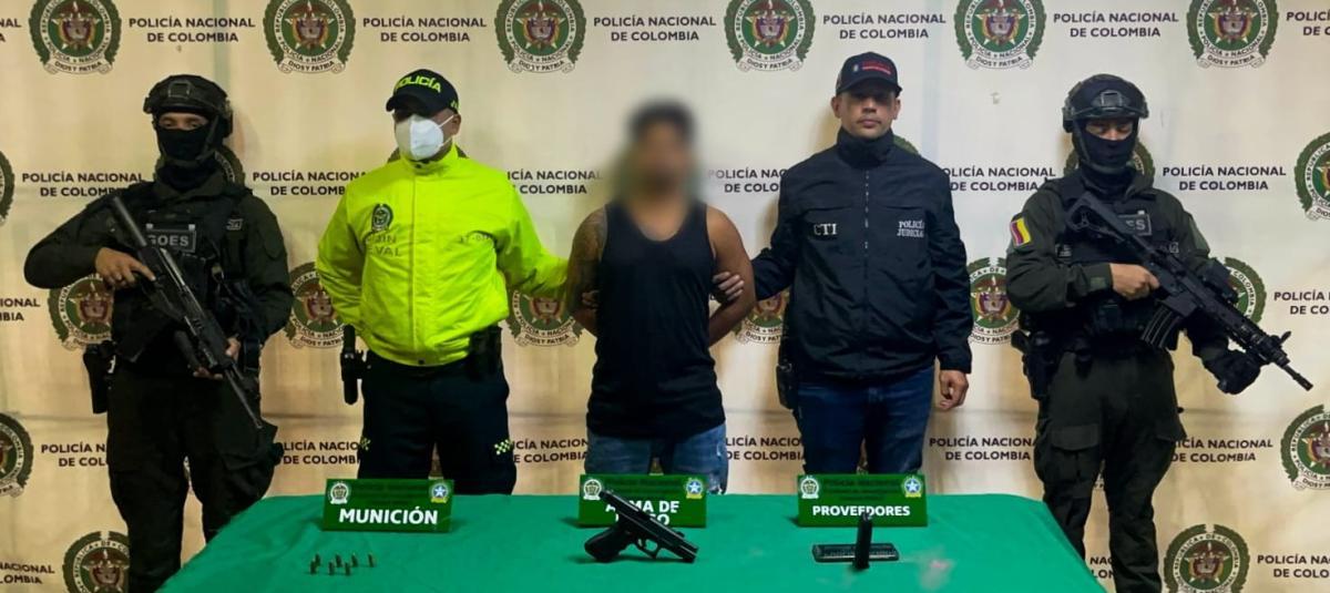 Capturado alias Pipecito, uno de los presuntos responsables de la ola de violencia en el occidente de Medellín