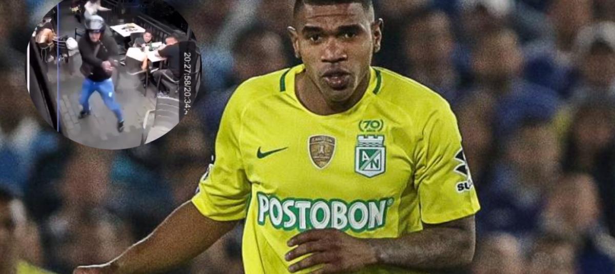 Exjugador Elkin Blanco reaccionó con arma traumática a los fleteros que le dispararon durante un atraco en Medellín