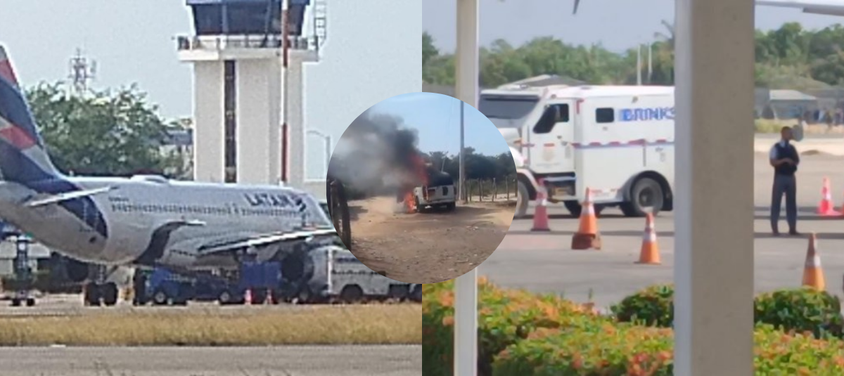Los inéditos detalles del millonario robo a carro de valores en pista del aeropuerto de Riohacha