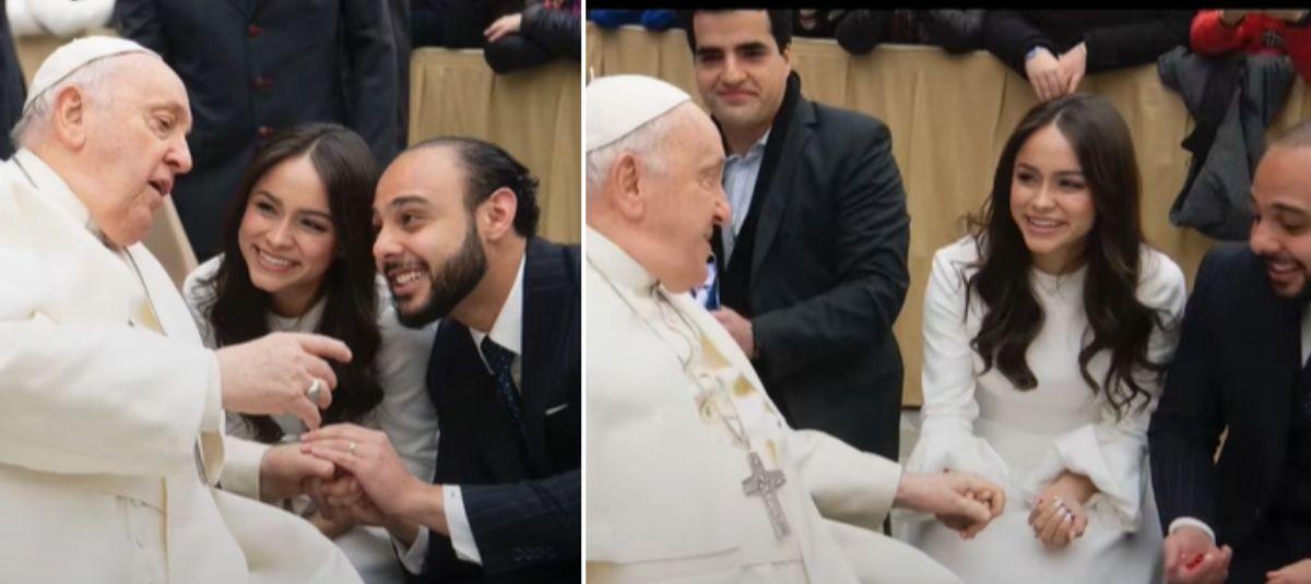 Video | El consejo que le dio el papa Francisco a una pareja de recién casados y que hoy recuerdan los fieles