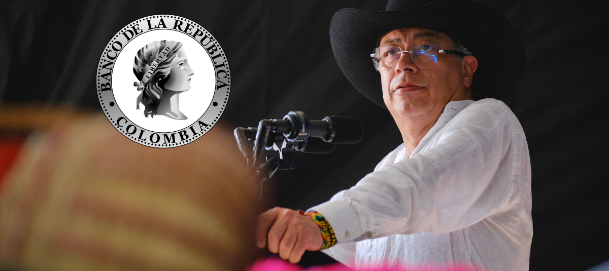 Presidente Gustavo Petro criticó al Banco de la República