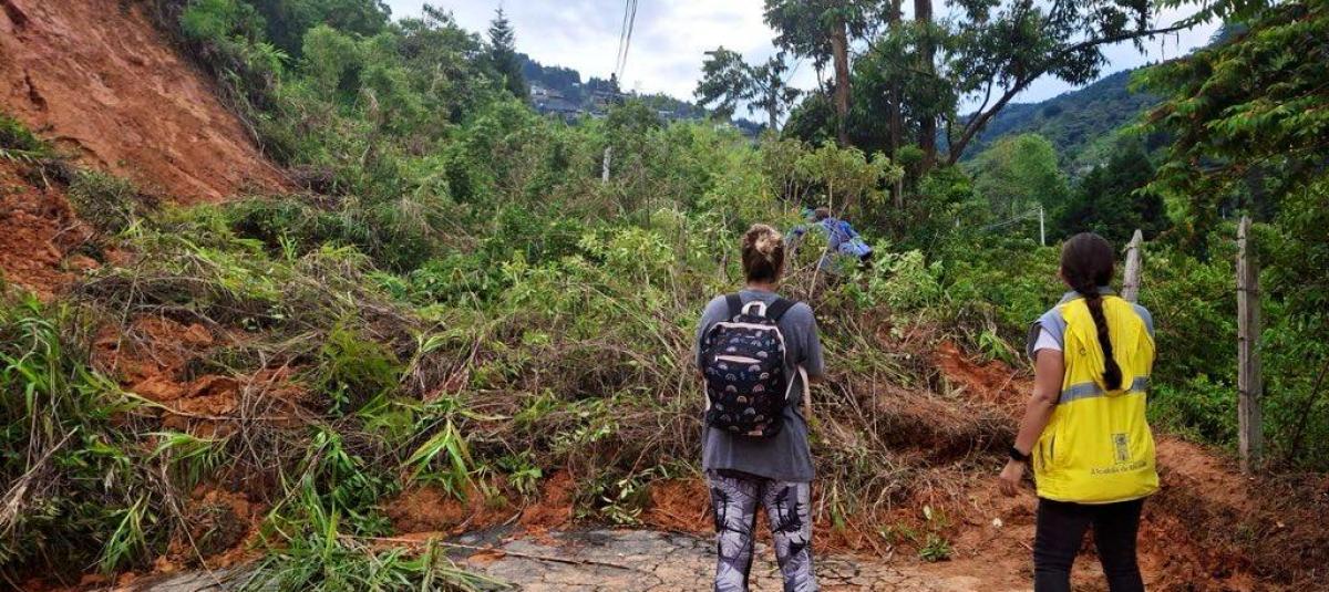 Afectaciones por lluvias en Medellín