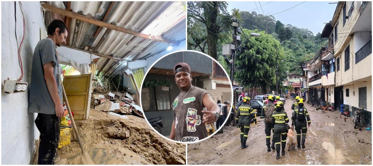 Joven murió cuando intentó salvarle la vida a su familia en medio de una avalancha provocada por lluvias en Itagüí